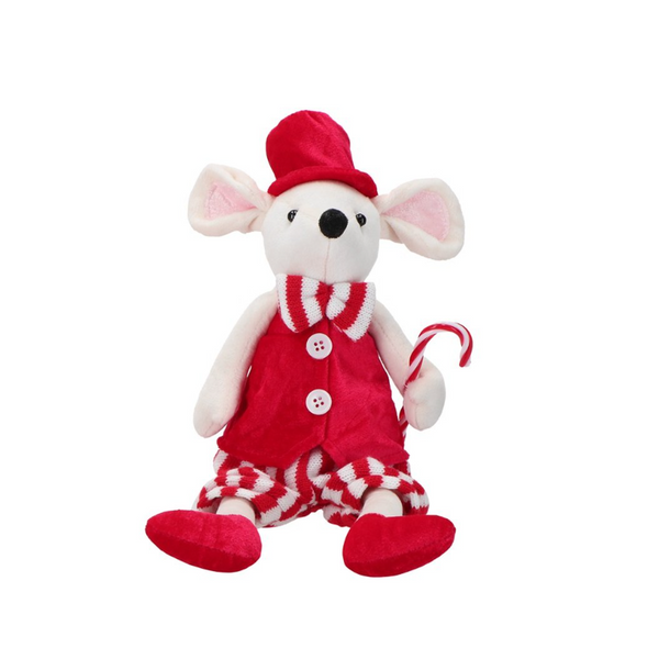 Cute Christmas Mouse Decoration-Nook & Cranny Gift Store-2019 National Gift Store Of The Year-Ireland-Gift Shop