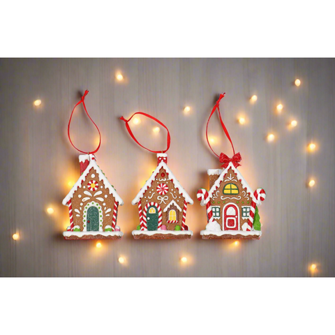 Gingerbread House Hanging Ornament-Nook & Cranny Gift Store-2019 National Gift Store Of The Year-Ireland-Gift Shop