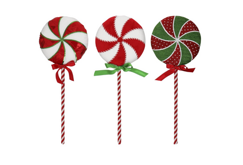Soft fabric candy lollipop decoration!-Nook & Cranny Gift Store-2019 National Gift Store Of The Year-Ireland-Gift Shop