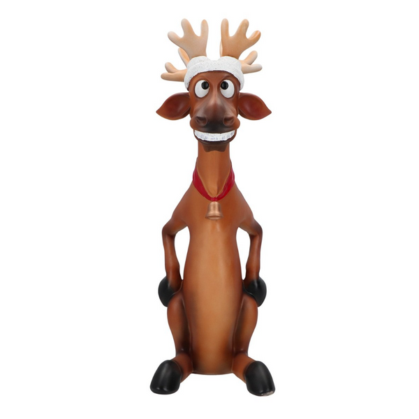 Smiley Reindeer Standing Decoration-Nook & Cranny Gift Store-2019 National Gift Store Of The Year-Ireland-Gift Shop