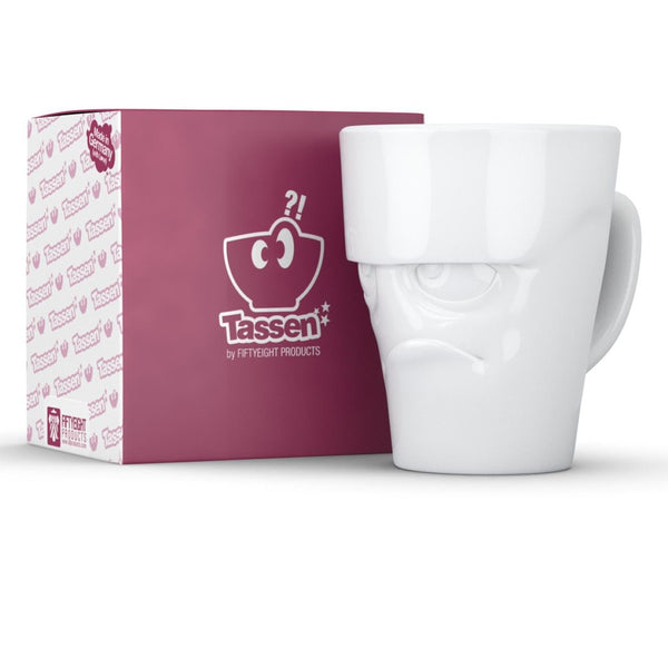 Grumpy Face - Porcelain Mug-Nook & Cranny Gift Store-2019 National Gift Store Of The Year-Ireland-Gift Shop