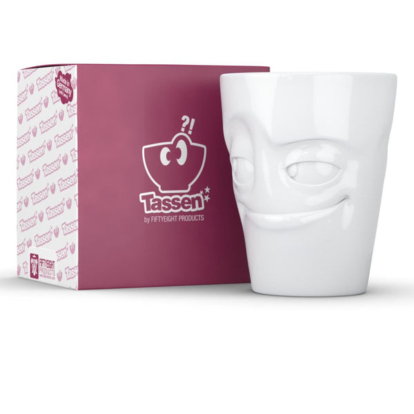 Impish Face - Porcelain Mug-Nook & Cranny Gift Store-2019 National Gift Store Of The Year-Ireland-Gift Shop