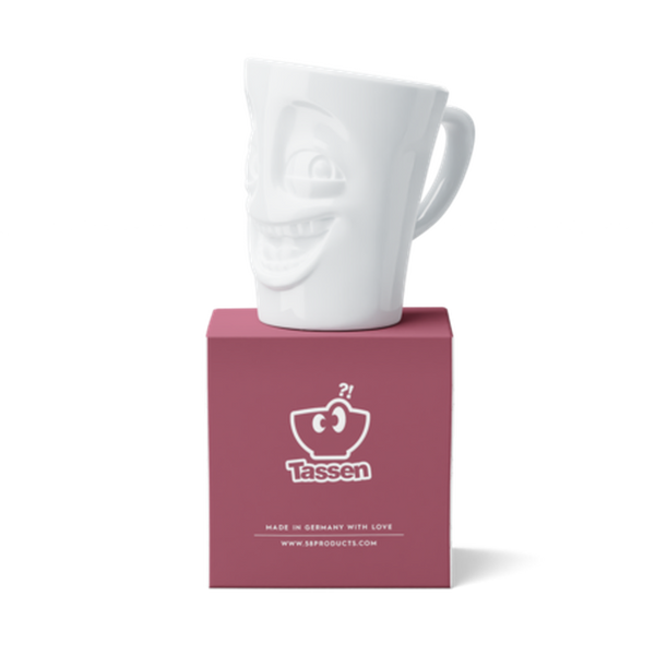 Joking Face - Porcelain Mug-Nook & Cranny Gift Store-2019 National Gift Store Of The Year-Ireland-Gift Shop