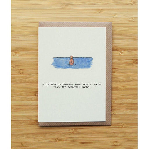 If someone is standing waist deep in the water...-Nook & Cranny Gift Store-2019 National Gift Store Of The Year-Ireland-Gift Shop