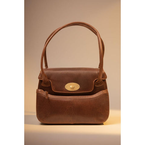 Luxury Irish Soft Leather - Kilkenny Bag (Brown)