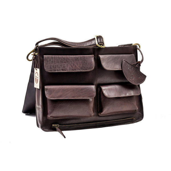 Luxury Irish Soft Leather - Small Satchel Bag with Handle-Nook & Cranny Gift Store-2019 National Gift Store Of The Year-Ireland-Gift Shop