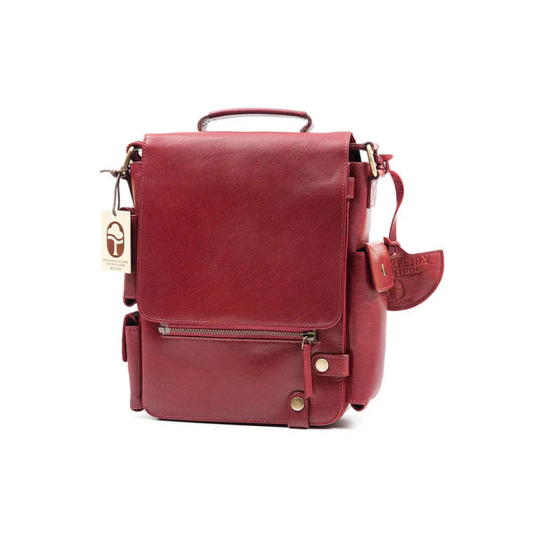 Utility Bag - Luxury Irish Soft Leather Cognac-Nook & Cranny Gift Store-2019 National Gift Store Of The Year-Ireland-Gift Shop