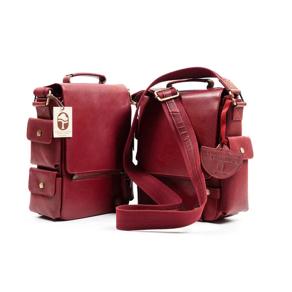 Utility Bag - Luxury Irish Soft Leather Cognac-Nook & Cranny Gift Store-2019 National Gift Store Of The Year-Ireland-Gift Shop