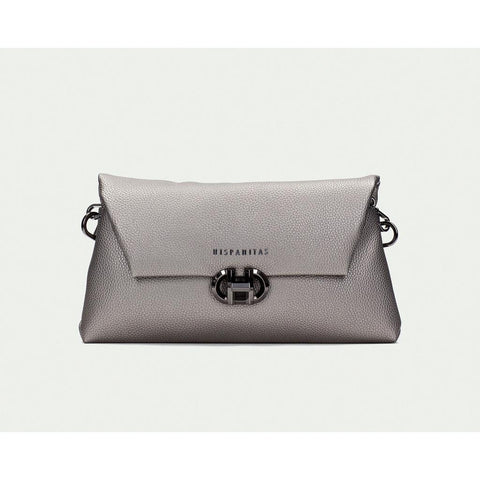 Hispanitas Shoulder / Cross Body Vegan Leather Bag - Metallic Silver-Nook & Cranny Gift Store-2019 National Gift Store Of The Year-Ireland-Gift Shop