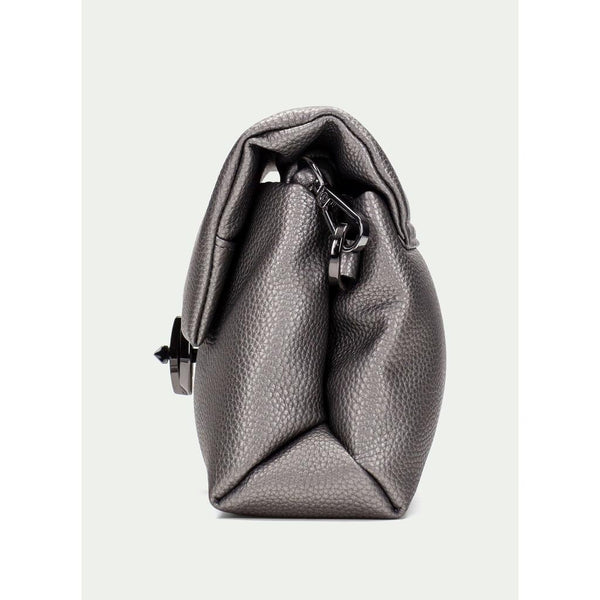 Hispanitas Shoulder / Cross Body Vegan Leather Bag - Metallic Silver-Nook & Cranny Gift Store-2019 National Gift Store Of The Year-Ireland-Gift Shop