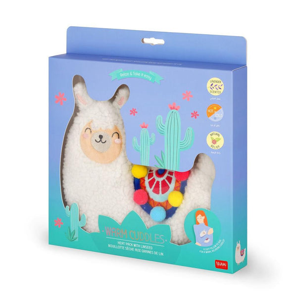Warm Cuddly Heat Pack with Linseed - Llama-Nook & Cranny Gift Store-2019 National Gift Store Of The Year-Ireland-Gift Shop