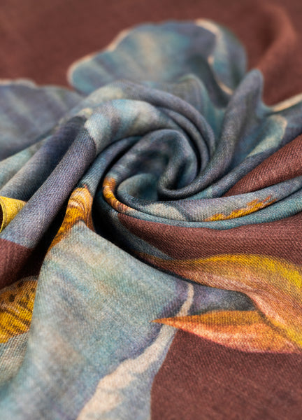 Iris Wool Mix Scarf