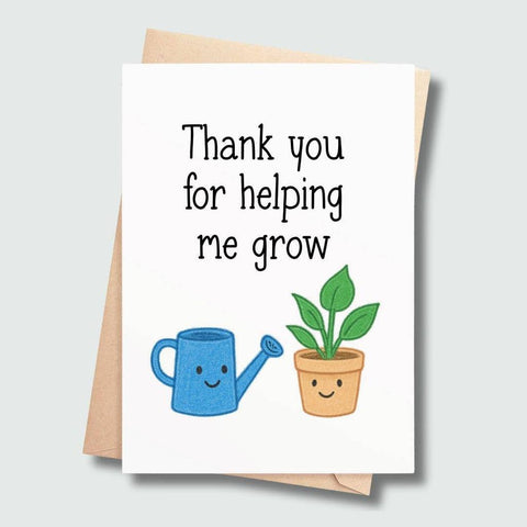 Thank you for helping me grow...-Nook & Cranny Gift Store-2019 National Gift Store Of The Year-Ireland-Gift Shop