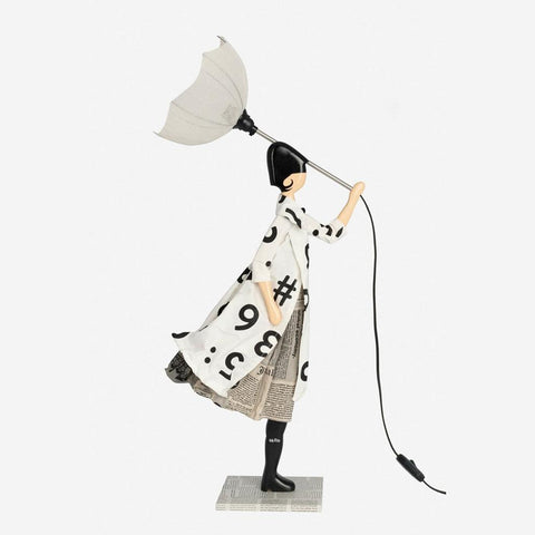 'Ariti' Lady in the wind Lamp-Nook & Cranny Gift Store-2019 National Gift Store Of The Year-Ireland-Gift Shop
