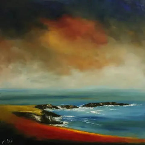 Atlantic Skies - Greeting Card by Padraig McCaul Images-Nook & Cranny Gift Store-2019 National Gift Store Of The Year-Ireland-Gift Shop