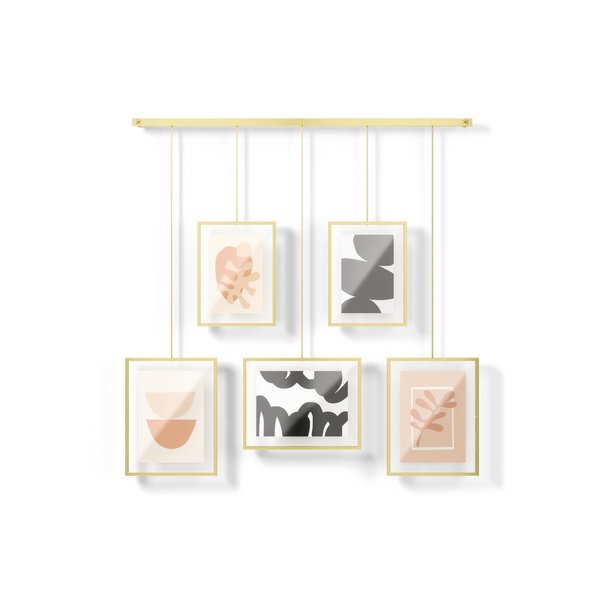 Exhibit Wall Picture Frame - Set of 5 (Brass)-Nook & Cranny Gift Store-2019 National Gift Store Of The Year-Ireland-Gift Shop