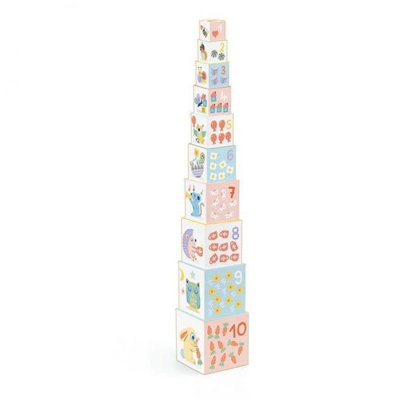 Infant Stacking Blocks - Set of 10-Nook & Cranny Gift Store-2019 National Gift Store Of The Year-Ireland-Gift Shop