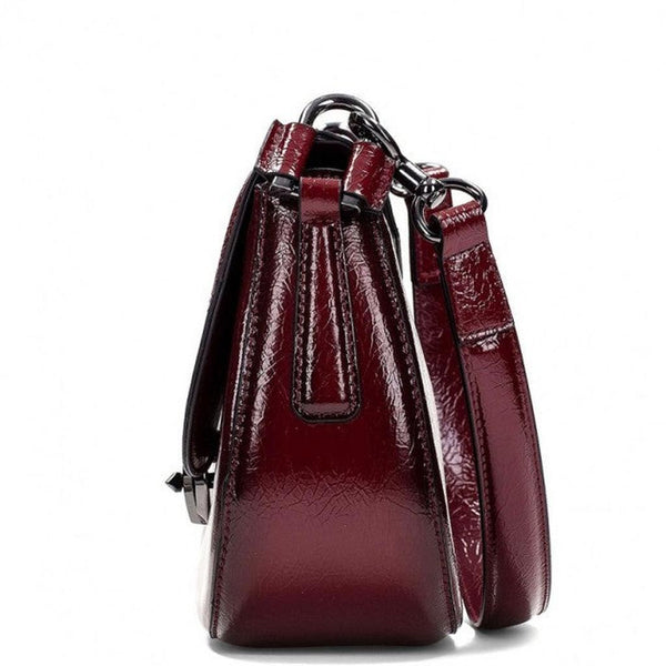 Hispanitas Shoulder / Cross Body Leather Bag - Deep Wine-Nook & Cranny Gift Store-2019 National Gift Store Of The Year-Ireland-Gift Shop