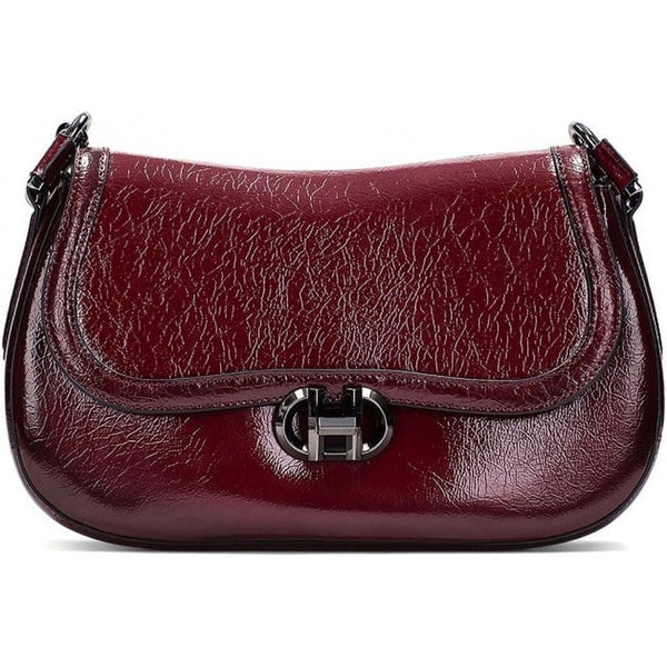 Hispanitas Shoulder / Cross Body Leather Bag - Deep Wine-Nook & Cranny Gift Store-2019 National Gift Store Of The Year-Ireland-Gift Shop