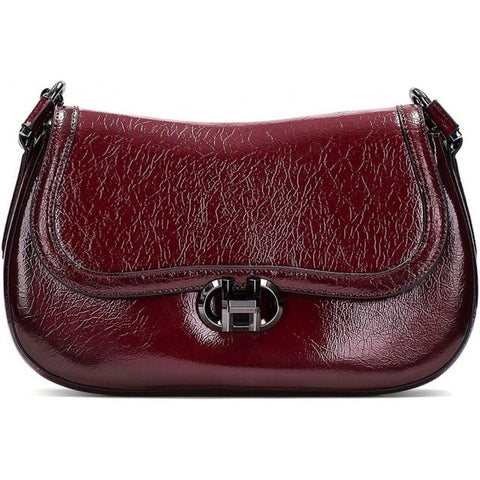 Hispanitas Shoulder / Cross Body Leather Bag - Deep Wine-Nook & Cranny Gift Store-2019 National Gift Store Of The Year-Ireland-Gift Shop
