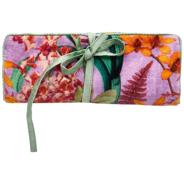 Opulant Floral Jewellery Roll-up - Botany Bliss (Lavender) by Powder-Nook & Cranny Gift Store-2019 National Gift Store Of The Year-Ireland-Gift Shop