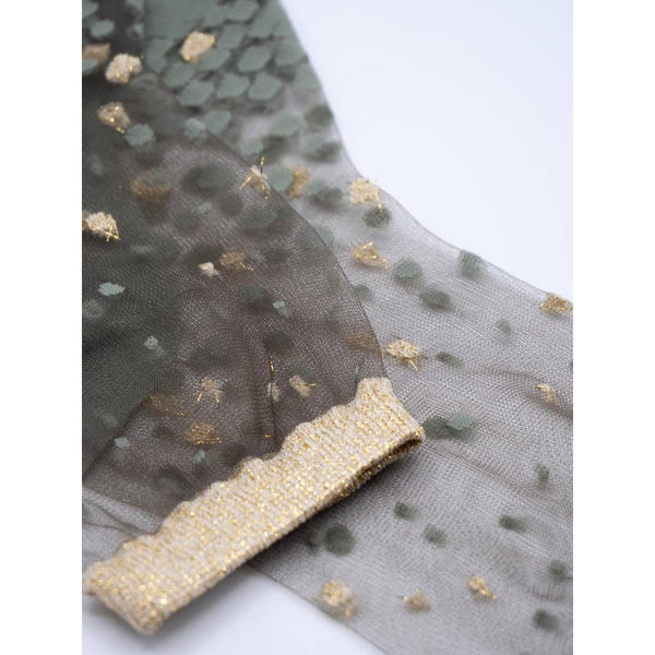 Nakameguro Champagne • Transparent polka dot socks: 39/41