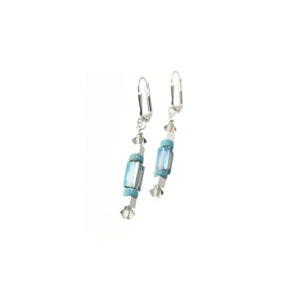 Dath na Mara Cuboid Earrings - Short-Nook & Cranny Gift Store-2019 National Gift Store Of The Year-Ireland-Gift Shop