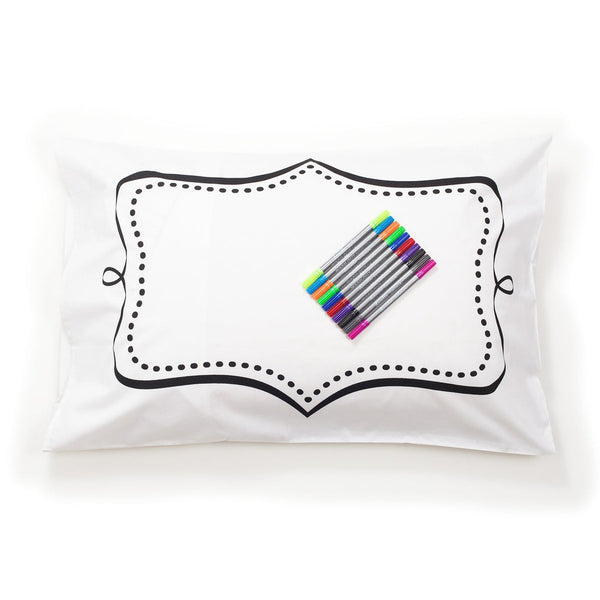 Colour your own Pillowcase - (Notebook Design)-Nook & Cranny Gift Store-2019 National Gift Store Of The Year-Ireland-Gift Shop