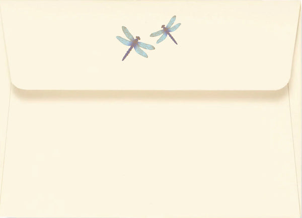 Blue Dragonflies Stationery Set