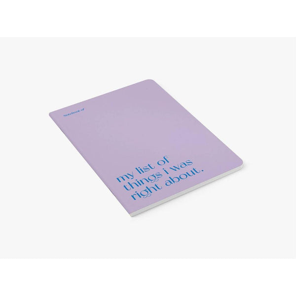 Journal/My List of Things I was Right About!