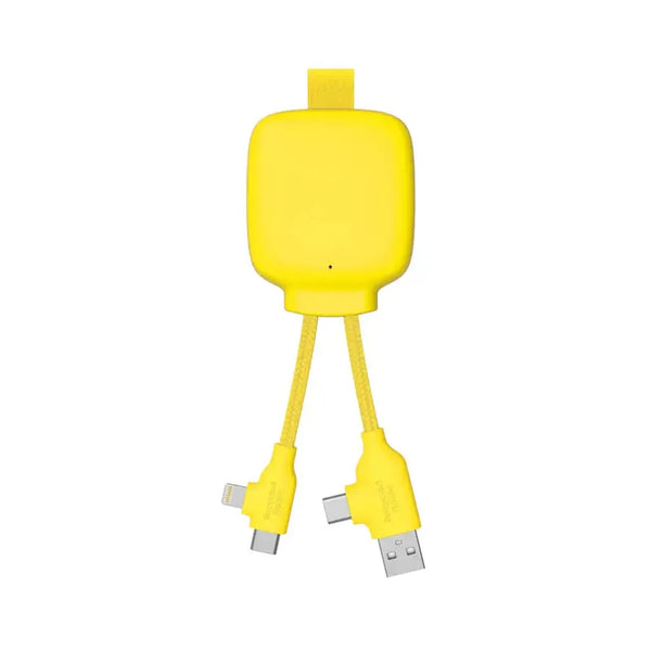 Charging Cable AND power bank combined - Gamma Life (yellow)-Nook & Cranny Gift Store-2019 National Gift Store Of The Year-Ireland-Gift Shop