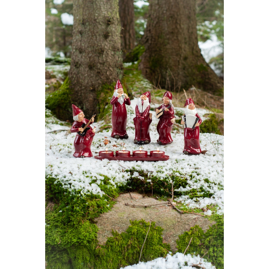 Rockin' Santas with Tealight Tray - Red-Nook & Cranny Gift Store-2019 National Gift Store Of The Year-Ireland-Gift Shop