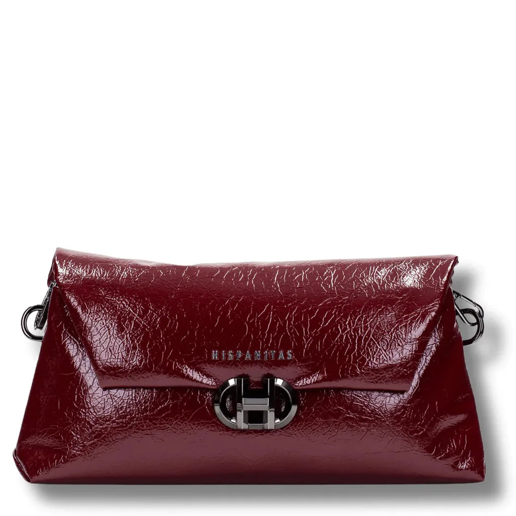 Hispanitas Shoulder / Cross Body Vegan Leather Bag - Deep Red-Nook & Cranny Gift Store-2019 National Gift Store Of The Year-Ireland-Gift Shop