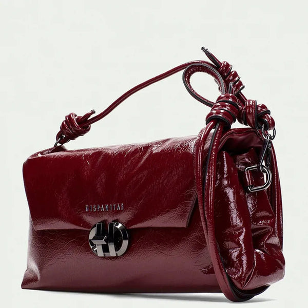 Hispanitas Shoulder / Cross Body Vegan Leather Bag - Deep Red-Nook & Cranny Gift Store-2019 National Gift Store Of The Year-Ireland-Gift Shop