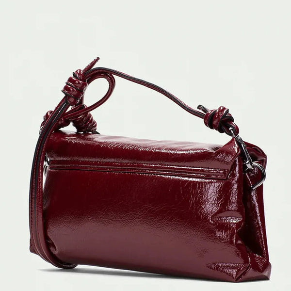 Hispanitas Shoulder / Cross Body Vegan Leather Bag - Deep Red-Nook & Cranny Gift Store-2019 National Gift Store Of The Year-Ireland-Gift Shop