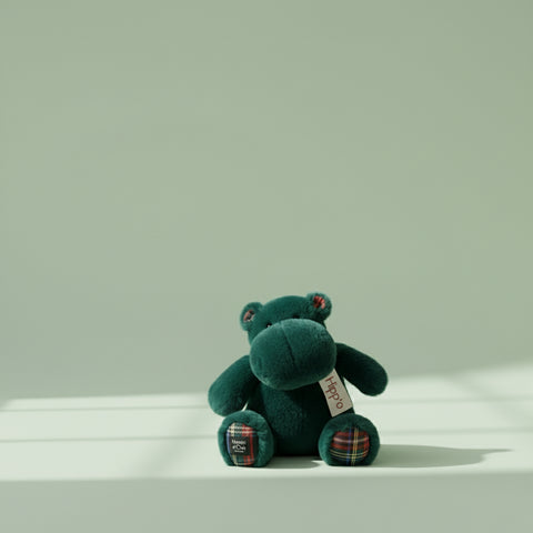 Soft & Cuddly Hippo - Fir Green-Nook & Cranny Gift Store-2019 National Gift Store Of The Year-Ireland-Gift Shop