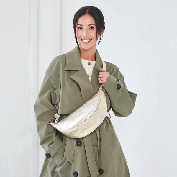 Elie Beaumont Hobo Sling Bag - Gold-Nook & Cranny Gift Store-2019 National Gift Store Of The Year-Ireland-Gift Shop