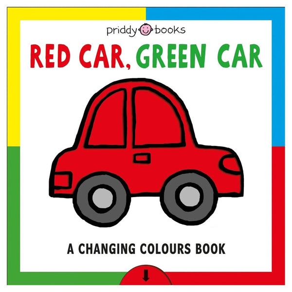 Red Car / Green Car - Colouring Changing Hardback Book