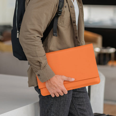 Vegan Leather Hybrid Laptop Sleeve - Terracotta-Nook & Cranny Gift Store-2019 National Gift Store Of The Year-Ireland-Gift Shop