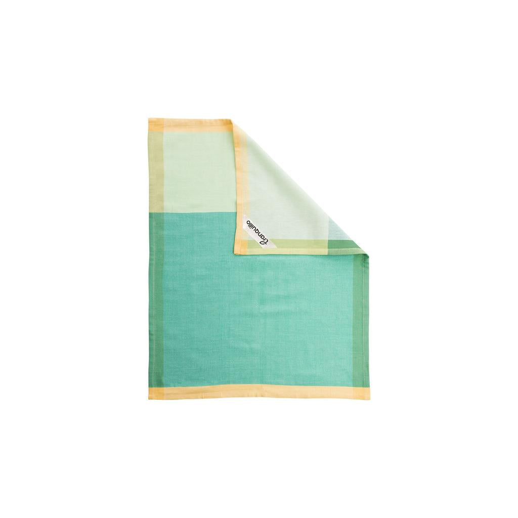 Woven Tea Towel - Green-Nook & Cranny Gift Store-2019 National Gift Store Of The Year-Ireland-Gift Shop