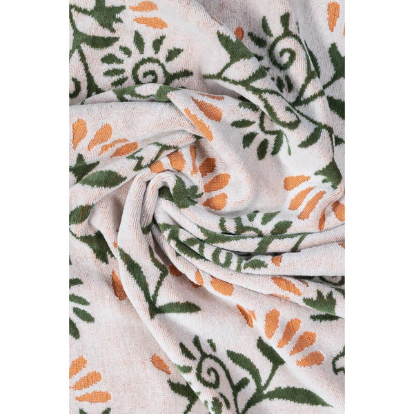 Organic Cotton Towel - Floral-Nook & Cranny Gift Store-2019 National Gift Store Of The Year-Ireland-Gift Shop