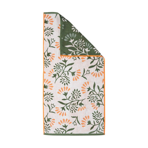 Organic Cotton Towel - Floral-Nook & Cranny Gift Store-2019 National Gift Store Of The Year-Ireland-Gift Shop