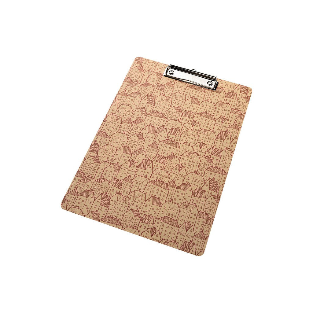 Magnetic Clipboard - Houses-Nook & Cranny Gift Store-2019 National Gift Store Of The Year-Ireland-Gift Shop