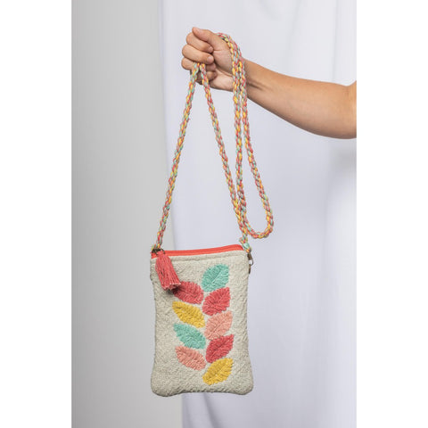 Cotton Shoulder Bag - Leaves-Nook & Cranny Gift Store-2019 National Gift Store Of The Year-Ireland-Gift Shop