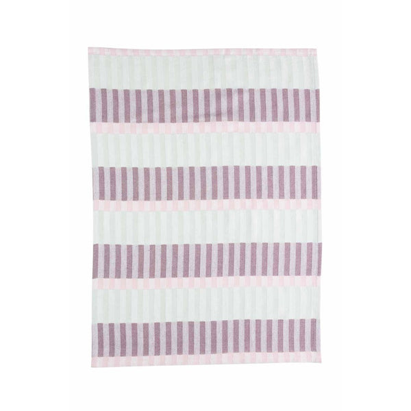 Set of 2 Blocks Tea Towels - Lilac / Lilac & White-Nook & Cranny Gift Store-2019 National Gift Store Of The Year-Ireland-Gift Shop