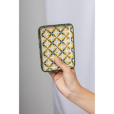 Ceramic Soap Dish - Art Deco Style-Nook & Cranny Gift Store-2019 National Gift Store Of The Year-Ireland-Gift Shop