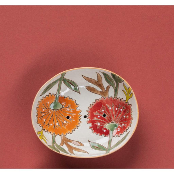 Soap Dish - SUMMER (Flowers)-Nook & Cranny Gift Store-2019 National Gift Store Of The Year-Ireland-Gift Shop