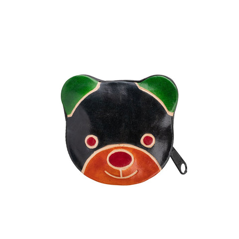 Teddy Shaped Leather Coin Purse-Nook & Cranny Gift Store-2019 National Gift Store Of The Year-Ireland-Gift Shop