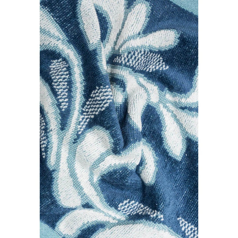 Organic Cotton Wash Cloth / Wash Flannel - Blue Floral-Nook & Cranny Gift Store-2019 National Gift Store Of The Year-Ireland-Gift Shop