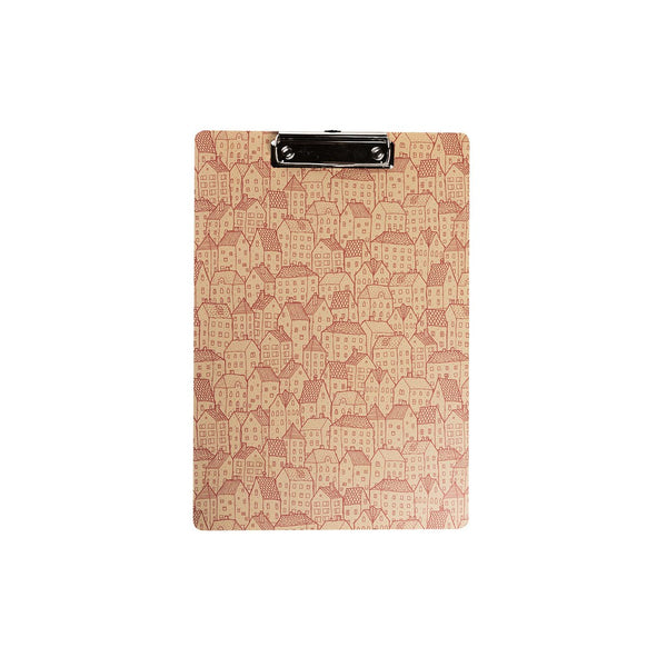 Magnetic Clipboard - Houses-Nook & Cranny Gift Store-2019 National Gift Store Of The Year-Ireland-Gift Shop